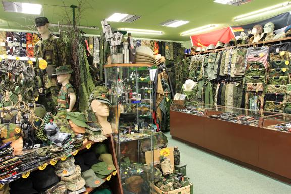 Fotografie interiéru obchodu